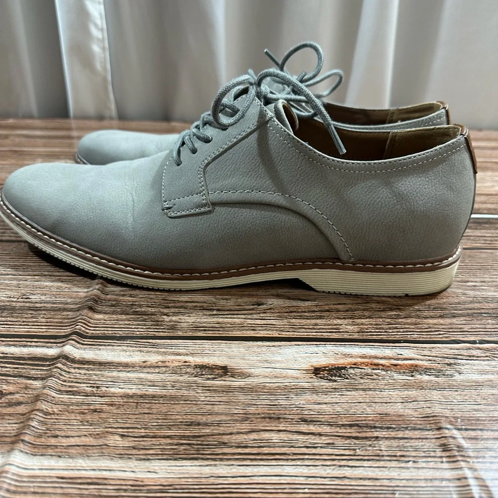Tommy Hilfiger Men's Gray Lace Up Memory Foam Oxford - 11M